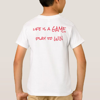 Gamer Logo T-shirt "Het leven is een SPEL, spelen 