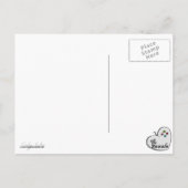 Gamer Love Controller Heart Briefkaart (Achterkant)
