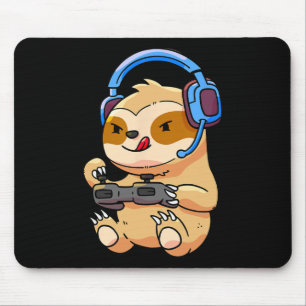 Gamer Luiaard Gaming Luiaards Videogame Cadeau Muismat