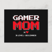 Gamer Ma New Moeder First Baby kondiging Briefkaart (Voorkant)