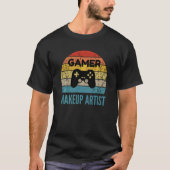 Gamer Makeup Artiest  60s 70s Gaming T-shirt (Voorkant)