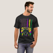 Gamer Mardi Gras Kralen Shirt (Voorkant volledig)