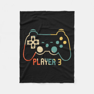 Gamer matchen voor vader moeder kinderen speler 12 fleece deken