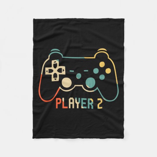 Gamer matchen voor vader moeder kinderen Speler 12 Fleece Deken (Voorkant)