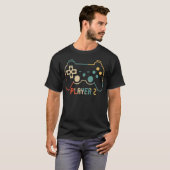 Gamer Matchen Voor Vader Moeder Speler T-shirt (Voorkant volledig)