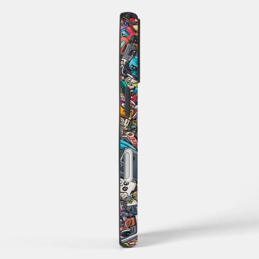 Gamer Mayhem Urban Street Art Phone Case (Achterkant / Rechts)