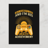 Gamer meisje briefkaart (Voorkant)