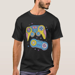 Gamer Meisje Console gamer retro Videogame T-shirt