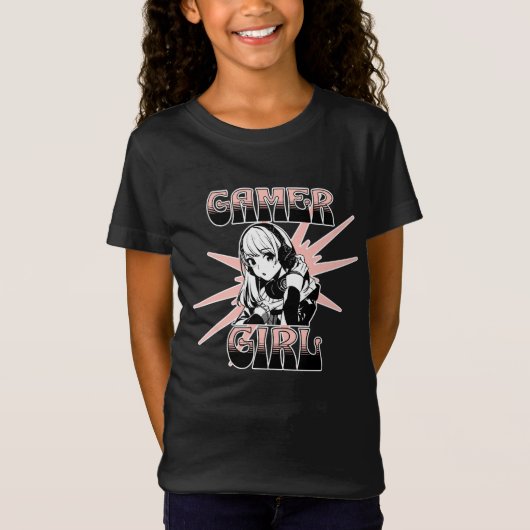 Gamer Meisje | Kansspelen T-shirt (Voorkant)