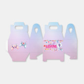 Gamer Meisje Kleurrijke Roze Videogame Verjaardag Bedankdoosjes (Uitgevouwen)