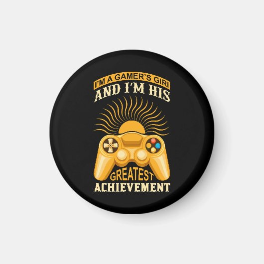 Gamer meisje magneet (Voorkant)