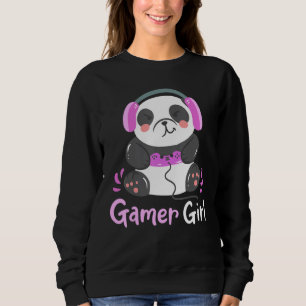 Gamer Meisje Panda Gamen Pandas Videospel Vrouwen  Trui