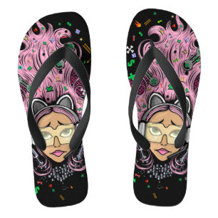 Gamer Meisje Teenslippers