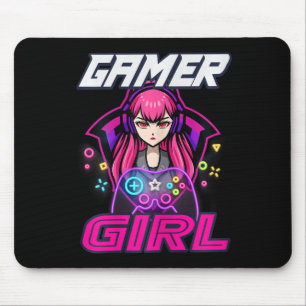 Gamer Meisje Videogame Vrouwen Gaming Liefhebber S Muismat