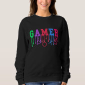 Gamer Melting Letters Ps Trui (Voorkant)