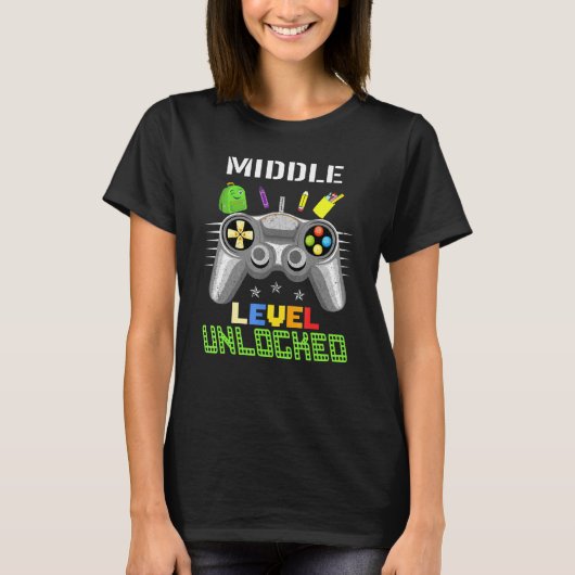 gamer middelbare school Niet-vergrendeld spel Teru T-shirt (Voorkant)