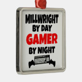 Gamer Millwright Metalen Ornament (Rechts)