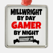 Gamer Millwright Metalen Ornament (Voorkant)