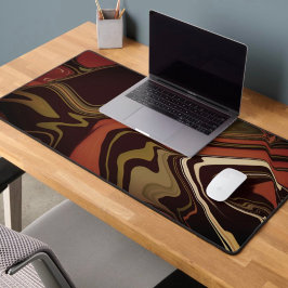 Gamer Modern Abstract Retro Wave Zwart Bureaumat