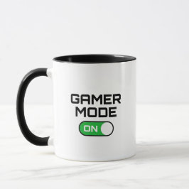 Gamer Modus Aan Funny Toggle Switch Gaming Koffie Mok
