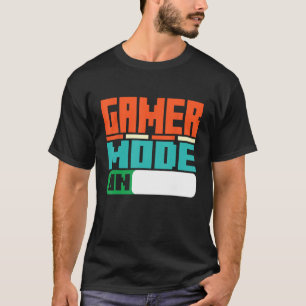 Gamer-modus bij gamergames t-shirt
