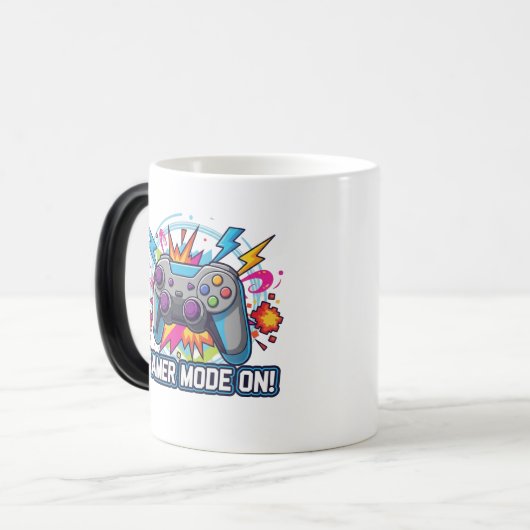 Gamer-modus ingeschakeld! magische mok (Voorkant links)