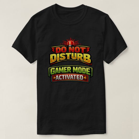 Gamer Modus T-shirt (Design voorkant)