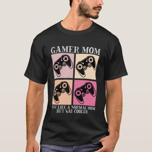 Gamer Moeder Computer Game Videospelcomputer Moede T-shirt (Voorkant)