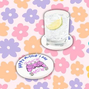 Gamer Moeder Gelukkige Moederdag   Zandsteen Zandsteen Onderzetter