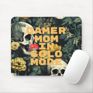 Gamer Moeder Solo Modus Gaming Design Muismat