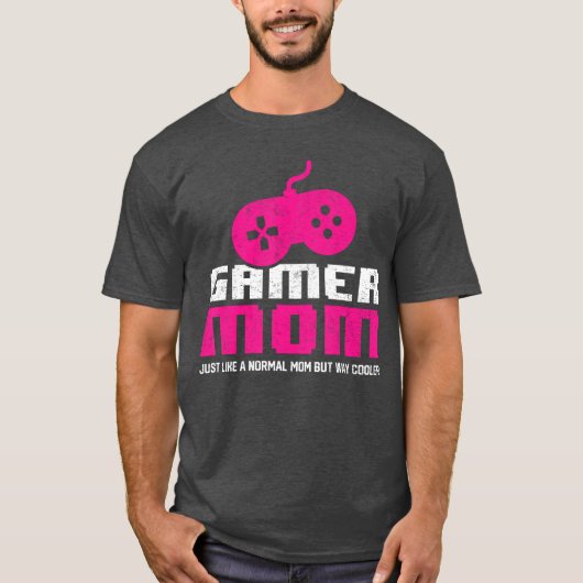 Gamer Moeder Videogames Gaming Liefhebber Moeder S T-shirt (Voorkant)