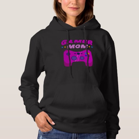 Gamer Mom Apparel Womens Video Game 1 Hoodie (Voorkant)