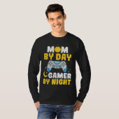 Gamer Mom Motherhood Joystick Controller Video Gam T-shirt (Voorkant volledig)