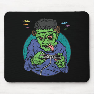 Gamer Monster Halloween Kostuum Gaming Videospel Muismat