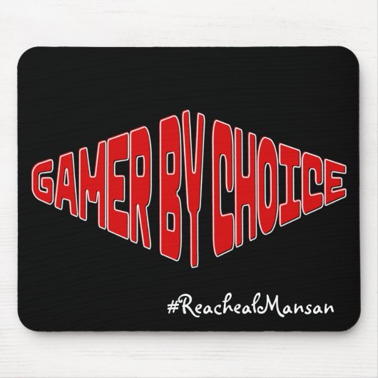 Gamer Naar keuze Cool Mousepad voor gamers Muismat (Voorkant)
