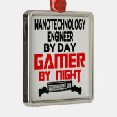 Gamer Nanotechnology Engineer Metalen Ornament (Rechts)