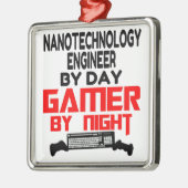 Gamer Nanotechnology Engineer Metalen Ornament (Links)