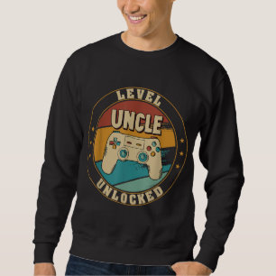 Gamer New Uncle Dad Mom Baby Announcement Pregnanc Trui