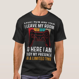 Gamer nu en dan laat ik mijn kamer gamen 2 t-shirt