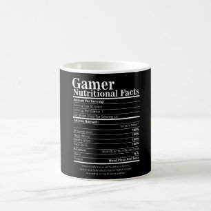 Gamer Nutritional Facts Koffiemok