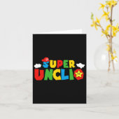 Gamer oom grappig vieren voor vaders dag kaart (Gele Bloem)