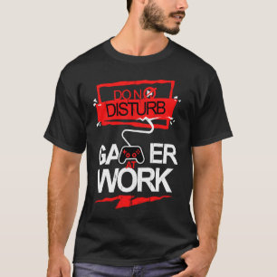 Gamer op het werk t-shirt