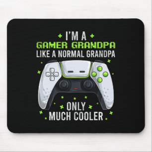 Gamer Opa Gaming Gaming T-shirt Grappig Videospel Muismat