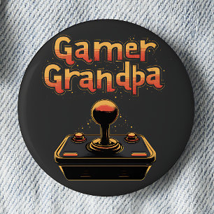 Gamer Opa Ronde Button 5,7 Cm