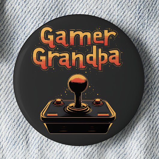 Gamer Opa Ronde Button 5,7 Cm