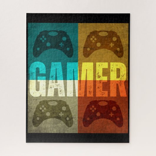 GAMER OUDERWETSE VIDEOSPELCONTROLLER LEGPUZZEL (Verticaal)