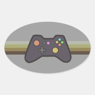 Gamer Ovale Sticker