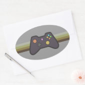 Gamer Ovale Sticker (Envelop)