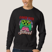 Gamer Over Back to School Game Over Teacher Studen Trui (Voorkant)