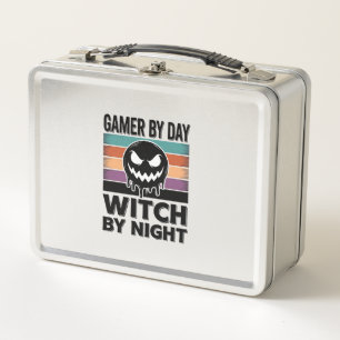 Gamer Overdag Heks 's Nachts Retro Halloween-ontwe